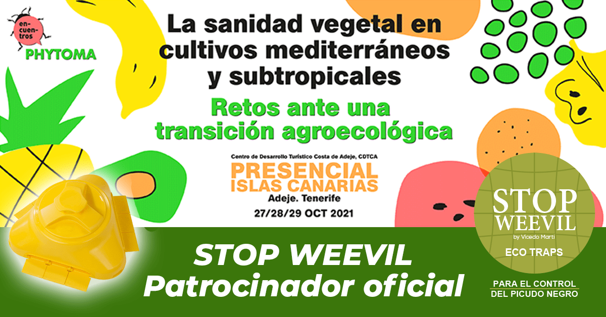 Stop Weevil patrocinador del evento Phytoma en Tenerife